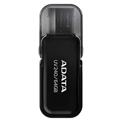 Imagen de ADATA UV240 32GB 2.0 Conector USB Tipo A Negro unidad flash Memoria (32 GB, 2.0, A, Tapa, 7 g, Negro)
