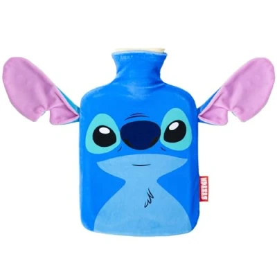 Imagen de Disney Stitch Botella de Agua Caliente con Funda Franela para Mujer (Stitch_1800 ML)