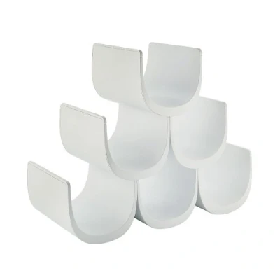 Imagen de Alessi Wine rack Noè GIA13 W White 6 bottles by Giulio Lacchetti