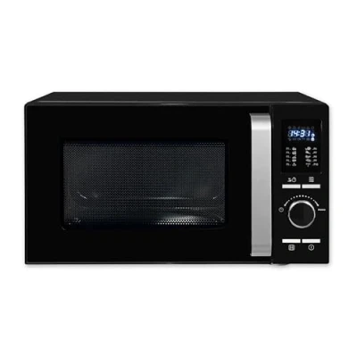 Imagen de Exquisit® Microondas, 25L, 900W, Grill 1950W, Color Negro, 9 Programas Automáticos, Multifunción Microondas Turbo, Descongelación, Temporizador Digital, Plato 27Cm, Medidas 28x48,5x39,5 Cm.