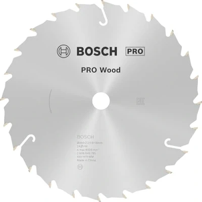 Imagen de Bosch 2 608 640 795 Hoja de sierra circular Speedline Wood 184 x 16 2,4 mm, 24 (pack 1)