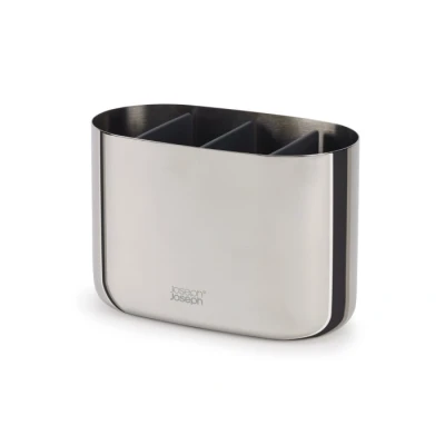 Imagen de Joseph EasyStore, Soporte Elegante para Cepillo y Pasta de Dientes, Almacenamiento en el baño, Grande, Acero Inoxidable