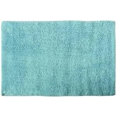 Imagen de MSV Alfombra de baño 45x70 cm Azul Claro, algodón, Recta