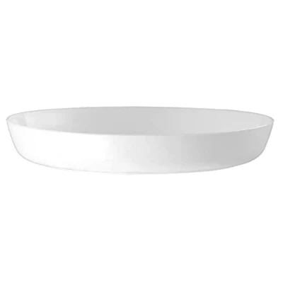 Imagen de VERDENIA Maceta de Cristal, Posavasos para Plantas y Hierbas, macetas Interior plástico, Ligero, Estable, Redondo, Muchos Colores, diámetro 11 cm, 17 Color Blanco