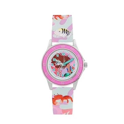 Imagen de Disney Reloj Analógico para Chicas de Cuarzo con Correa en Silicona LMM9002