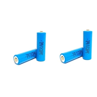Imagen de LiFePo4 IFR14430 Juego de 4 baterías litio (400 mAh, 3,2 V, 14430, con botón superior)
