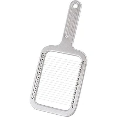 Imagen de Westmark Cortador de patatas fritas y mozzarella, Embalaje retro, Aluminio/acero inoxidable, 25,8 x 11,4 1,2 cm, Rondex, Gris, 6080RT60
