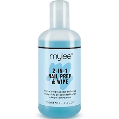 Imagen de Mylee Prep + Wipe, Limpiador Base de Residuos Esmalte Uñas Gel 250ml, Manicura UV LED, Multiusos para Desinfectar la Placa y Eliminar Capa Adhesiva