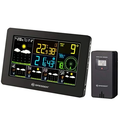 Imagen de Bresser Estación meteorológica inalámbrica con sensor exterior WLAN 4CAST previsión de 4 días y otros datos meteorológicos.