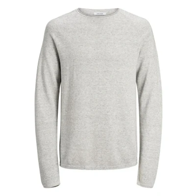 Imagen de Jack &amp; Jones Jjehill CREW NECK Jersey de punto, Hombre, Talla: XS, Light grey melange