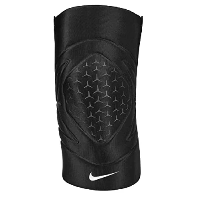 Imagen de Nike Pro Closed Patella Knee Sleeve 3 Black White Tobilleras, Rodilleras, férulas y cabestrillos, Adultos Unisex, Multicolor, L