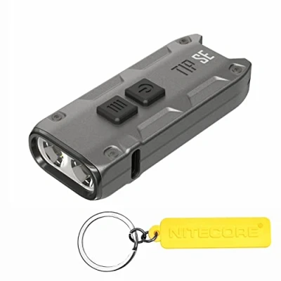 Imagen de NITECORE TIP SE Llavero Linterna recargable USB C de bolsillo 700 lúmenes edc Gris