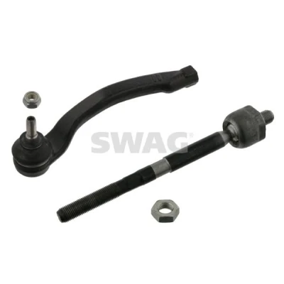 Imagen de SWAG 60 93 7617 Barra de Dirección Eje delantero, izquierda con contratuerca sin gorrón cónico RENAULT: SCENIC 2, MEGANE GRAND 2