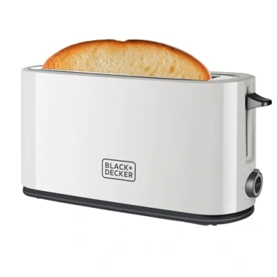 Imagen de Tostadora Black+Decker con ranura extra grande. 1000 W. Color Blanco