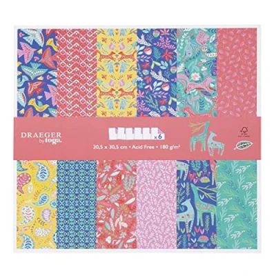 Imagen de DRAEGER PARIS 1886 Papeles Scrapbooking, 30 x cm