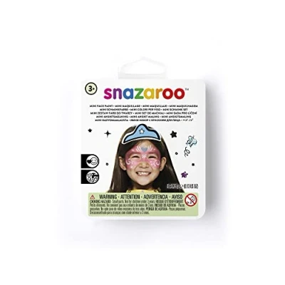Imagen de Snazaroo Fiesta pintura facial, color azul, blanco, rosa