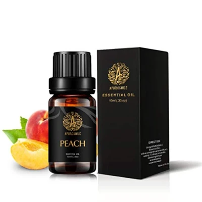 Imagen de aromaterapia Peach aceite Esencial para difusor, 100% puro melocotón perfumado humidificador, hogar, 10 ml fabricación de velas
