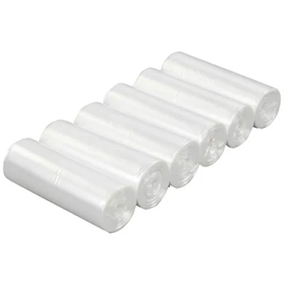Imagen de Ponpong Paquete de 150 Bolsas Basura Saco Bolsa la Transparente, 5L, 6 Rollos