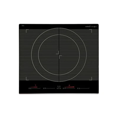 Imagen de ¡Oferta 11% ! Cata Giga 600 Bk Vitroceramica Induccion 08026002 4 Zonas Coccion Ancho 60 Cm