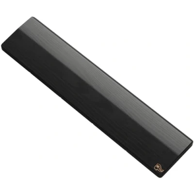 Imagen de Glorious Gaming Reposamuñecas de madera para teclado (completo) Fresno blanco, superficie lisa, antisudor y antisuciedad, base goma antideslizante, 430 x 100 19 mm Ónice