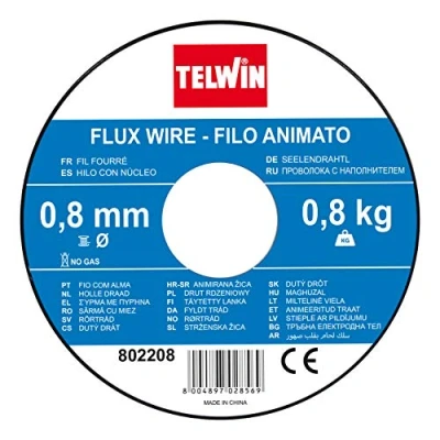 Imagen de Telwin Bobina Hilo de halma FLUX, 0.8mm 0.8 kg para soldar