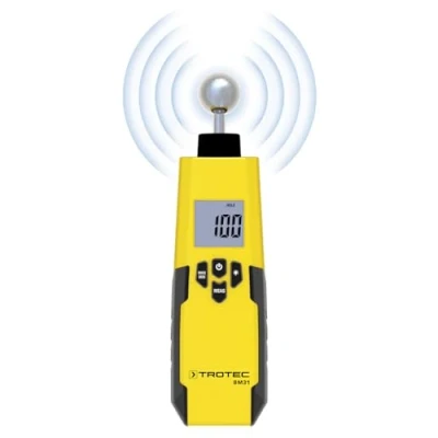 Imagen de TROTEC BM31 Medidor de humedad para pared, madera, regla, rango medición 0 a 100 dígitos, indicador humedad, apagado automático