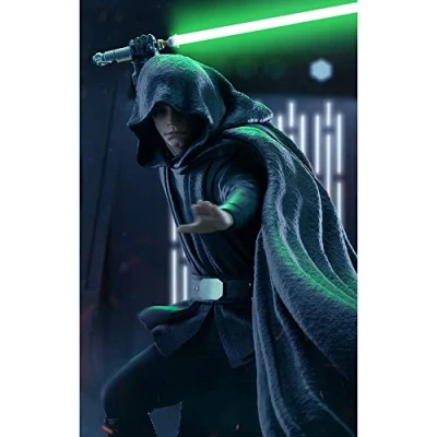 Imagen de Iron Studios BDS: The Mandalorian Luke Skywalker Combat Version Art Scale Statue (1/10) (LUCSWR52421 10)