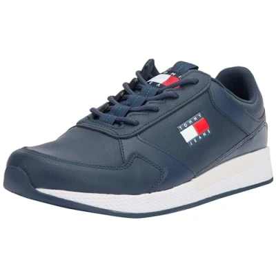 Imagen de Tommy Jeans Zapatillas para Hombre Runner Sneaker, Azul (Twilight Navy), 40