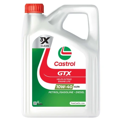 Imagen de Castrol GTX A3/B4 10W 40 4L Aceite de motor 15F8FD SEAT: Ibiza 2, MERCEDES BENZ: CLK Coupé, AUDI: A6 C5 Avant