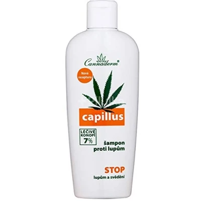 Imagen de Cannaderm Capillus Champú de cáñamo Anticaspa con Aceite Salida directamente sobre la causa