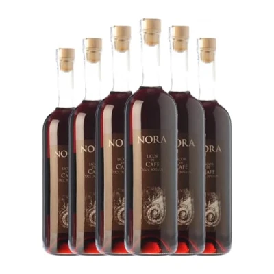 Imagen de Licor de hierbas Viña Nora Café Orujo Galicia 70 cl (Caja 6 Botellas cl)