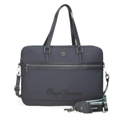 Imagen de Pepe Jeans Corin Bolso para Portátil 15,6 pulgadas Gris 40x30x5 cms Poliéster y PU 6L by Joumma Bags
