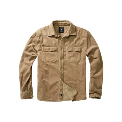 Imagen de Brandit LONG Sleeve Camisa, Hombre, Talla: Large, Camel