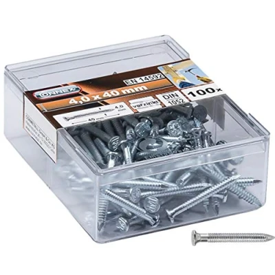 Imagen de Connex Ankernägel Galvanizados Profilierter Schaft conservación en caja wiederverwendbarer Ideal para tragende conexiones/Rillennägel/Kammmnägel/Großpack, HV4500