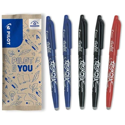 Imagen de Pilot Flowpack 5 uds Frixion Ball Bolígrafo Roller borrable 2 Azul, negro, 1 rojo Punta Media