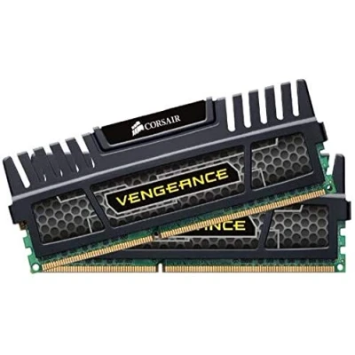 Imagen de Corsair Vengeance Módulo de Memoria XMP Alto Rendimiento 16 GB (2 x 8 GB, DDR3, 1600 MHz, CL9), Negro (CMZ16GX3M2A1600C9)