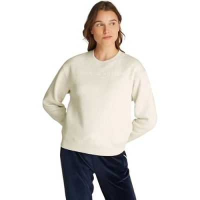 Imagen de Tommy Hilfiger CORP LOGO Sudadera oatmeal, Mujer, Talla: XS, Oatmeal