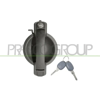 Imagen de PRASCO FT9088042 Manecilla de Puerta exterior, Delante, izquierda con cilindro cierre, llave negro FIAT: Doblo I Cargo, Familiar