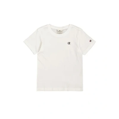 Imagen de Champion Legacy Basics B S Crewneck Camiseta, Color Blanco, 11 12 Years para Niños