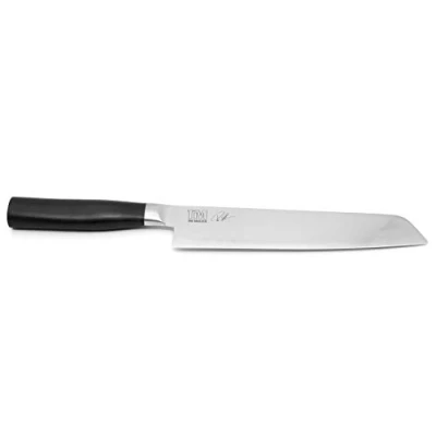Imagen de KAI Tim Mälzer Kamagata cuchillo de cocina híbrido japonés 20,0 cm longitud hoja acero inoxidable 4116 forjado 56 (±1) HRC mango POM pulido Hecho en Japón