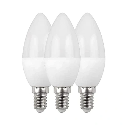 Imagen de Pack 3 Bombillas LED Vela E14 6W Equi.40W 470lm 15000H Primer Leader