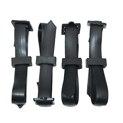 Imagen de 4 Piezas de ataduras árboles Ajustables trampas arbustos para Soporte Plantas 60 x 2,5 cm
