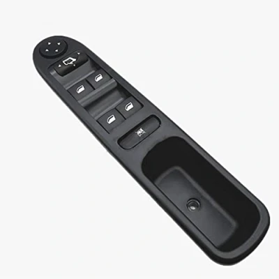 Imagen de Interruptor ventana eléctrica De Control Del Lado Conductor Para PEUGEOT 307 SW CC 307SW 307CC CABRIO 6554.KT 6554KT Elevalunas Consola Botón (Color : Mas