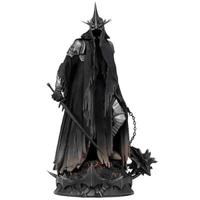 Imagen de LLUCH El Señor de los Anillos Estatuilla Angmar Acción 3D Rey Brujo Figuras muñecas estáticas Película Juguetes periféricos Figura PVC 10.2 Pulgadas Regalos para fanáticos del Cine