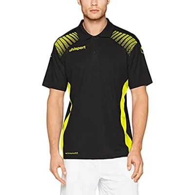Imagen de Uhlsport Goal Polo, Hombre, Negro/Amarillo Lima, M