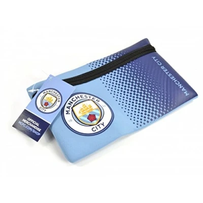 Imagen de Manchester City FC Official Football Fade Design Pencil Case (Talla Única) (Azul claro/azul)