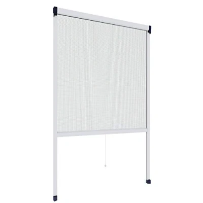 Imagen de WINDHAGER 04334 Rhino Insect Screen Persiana Enrollable para mosquiteros, se Puede Cortar a Medida, 130 x 160 cm, Blanco, 03963
