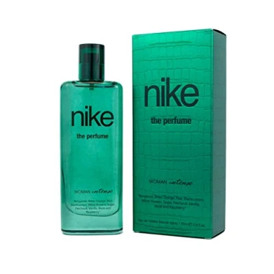 Imagen de NIKE The Perfume Woman Intense, Colonia Mujer, 75 ml, Formato Spray, Eau de Toilette Natural y Femenina, Aroma Cítrico Amaderado, Fragancia Elegante, Intensa Larga Duración