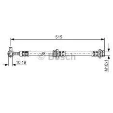 Imagen de BOSCH 1 987 476 376 Latiguillos de Freno 505 M10x1