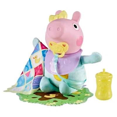 Imagen de Peppa Pig Evie Gruñidos y Abrazos, Muñeca bebé interactiva